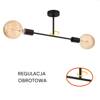 Lampa sufitowa Multi Patyczak czarna 2xE27