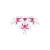 Lampa sufitowa PAŹ DARK PINK 3xE27