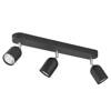 Lampa sufitowa TOP Black/Chrom 3xGU10