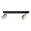 Lampa sufitowa TOP Black Gold 2xGU10