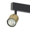 Lampa sufitowa TOP Black/Gold 6xGU10