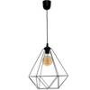 Lampa wisząca BASKET BLACK 1xE27 czarna