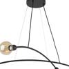 Lampa wisząca HELIX BLACK 4xE27