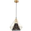 Lampa wisząca      HIRA 1 Gold+Black 1xE27