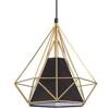 Lampa wisząca      HIRA 1 Gold+Black 1xE27