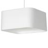 Lampa wisząca NAPOLI WHITE/CHROME 1xE27 biały chrom