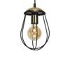 Lampa wisząca OLIMP BLACK / GOLD 1xE27 60W