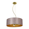 Lampa wisząca ZIGGY PINK Gold/Pink 3xE27