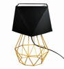 Lampka nocna Diament LOFT  złota Premium