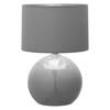 Lampka nocna PALLA Gray/Silver 1xE27