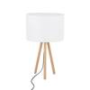 Lampka nocna TOKYO WHITE E27 Sosna