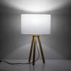 Lampka nocna TOKYO WHITE E27 Sosna