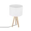 Lampka nocna TOKYO WHITE E27 Sosna