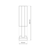 Lampka stołowa RAY 12W LED